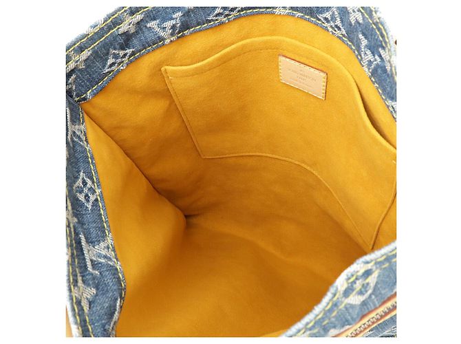 Louis Vuitton Monogram Denim Tote Bag Blau - Ansicht 6