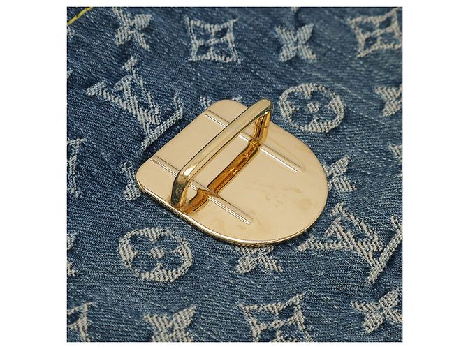 Louis Vuitton Monogram Denim Tote Bag Blau - Ansicht 9