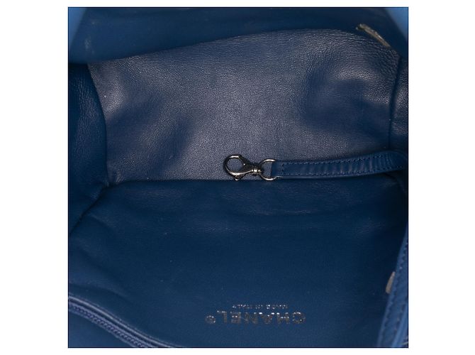 Chanel Blue Sequin Waterfall Backpack - view 4
