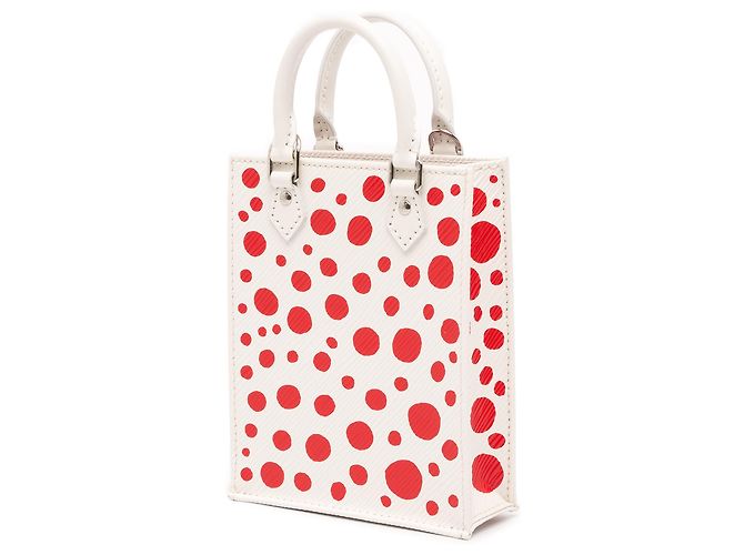 Louis Vuitton White Yayoi Kusama Epi Infinity Dots Petit Sac Plat - view 2