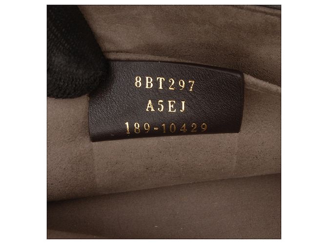 Borsa Fendi Brown Zucca in shearling Double F Marrone Beige - vista 7