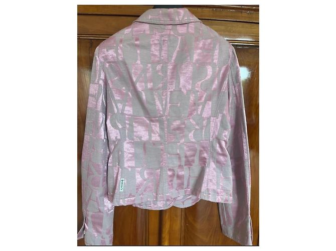 Armani Jeans Blazer Rosa Synthetik Pink - Ansicht 5