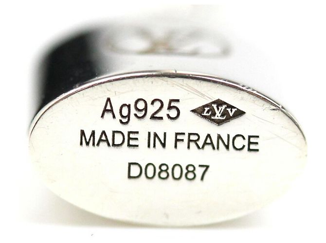 Collana Pendente Lockit in Argento Sterling Louis Vuitton - vista 4