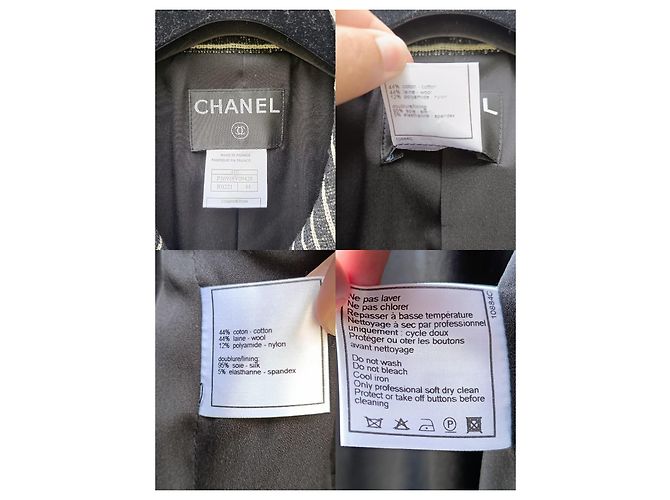 Abrigo de un solo botón Chanel & Karl Lagerfeld Crucero 2001 años 2000 Multicolor - vista 19