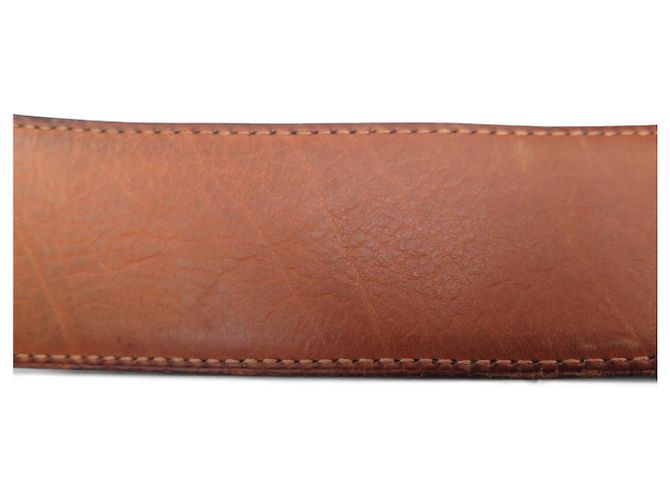 Hermès VINTAGE HERMES GÜRTEL H-SCHNALLE CONSTANCE XL 75 BLAUES BOXLEDER - Ansicht 10