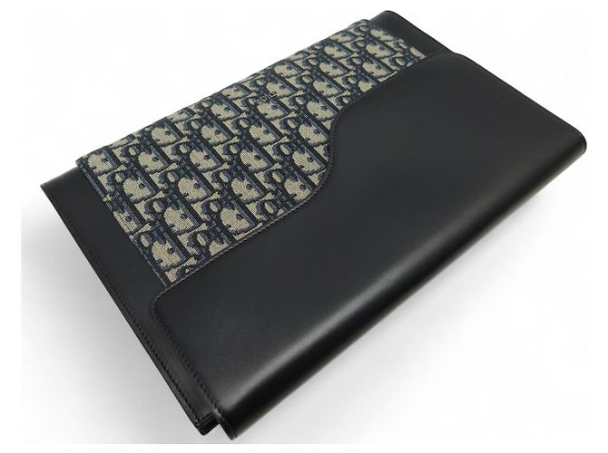 Christian Dior NUOVA BORSA A MANO DIOR SADDLE POUCH IPAD TOILE OBLIQUE 2ADCA363TDK - vista 4