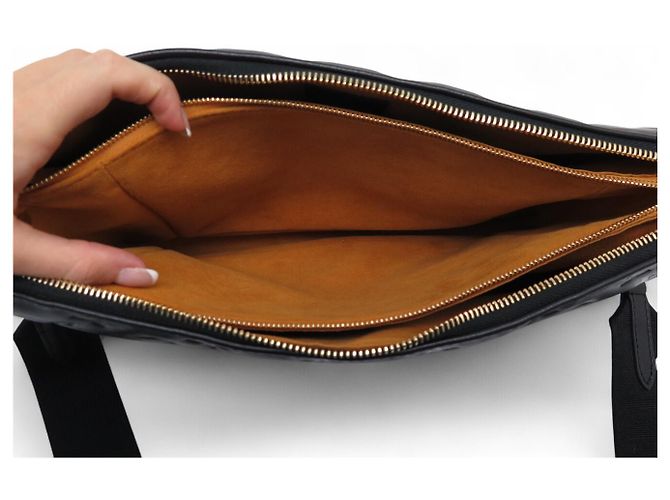 NUOVA BORSA A MANO LOUIS VUITTON COUSSIN MM PELLE MONOGRAMMA IMPRESSA Nero - vista 11