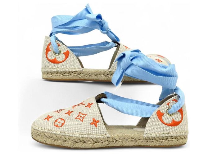 SANDALI ESPADRILLES MONOGRAM STARBOARD LOUIS VUITTON 39 Multicolore - vista 3