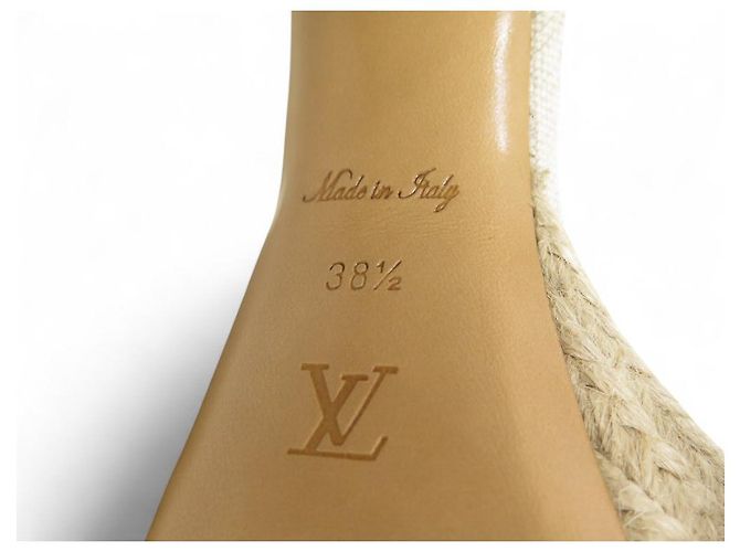 ESPADRILLES MONOGRAM COASTLINE LOUIS VUITTON 38.5 SANDALI - vista 7