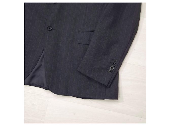 Chaqueta de hombre Canali Milano Gris antracita - vista 8