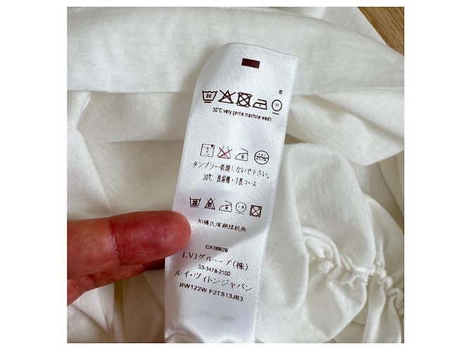 T-shirt Louis Vuitton con borchie Bianco - vista 5