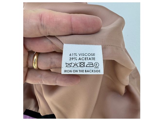 Dries Van Noten Verziertes ärmelloses Midikleid Rosa Beige Pink - Ansicht 6
