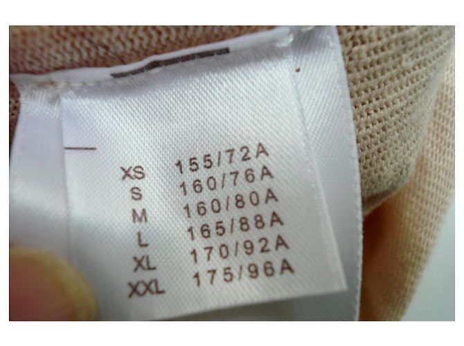 LOUIS VUITTON Beige Pink Sequin Linen Tank Top TXS - view 6