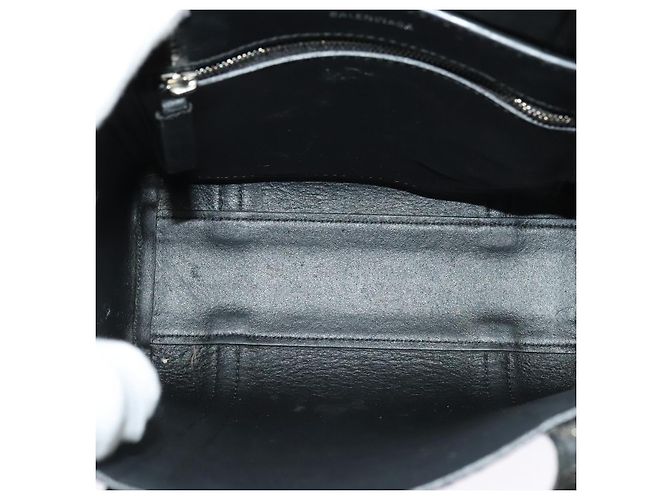 Everyday BALENCIAGA Borsa Tote XS in pelle argento Auth hk2944 - vista 11