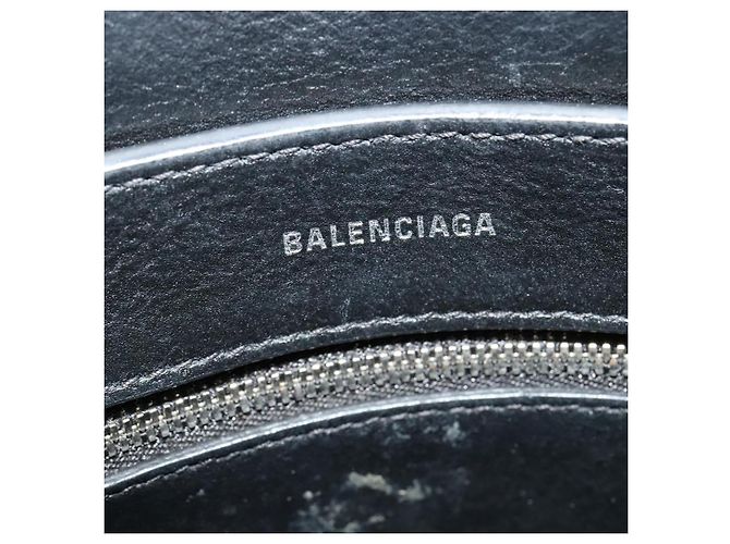 Everyday BALENCIAGA Borsa Tote XS in pelle argento Auth hk2944 - vista 22