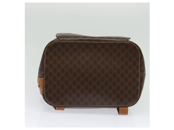 Céline Zaino CELINE in pelle PVC marrone oro Auth 138816 D'oro - vista 5
