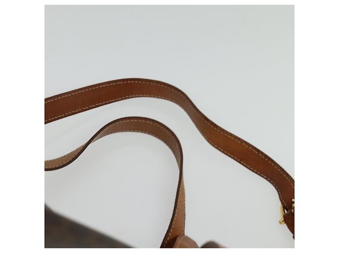 Céline Zaino CELINE in pelle PVC marrone oro Auth 138816 D'oro - vista 8
