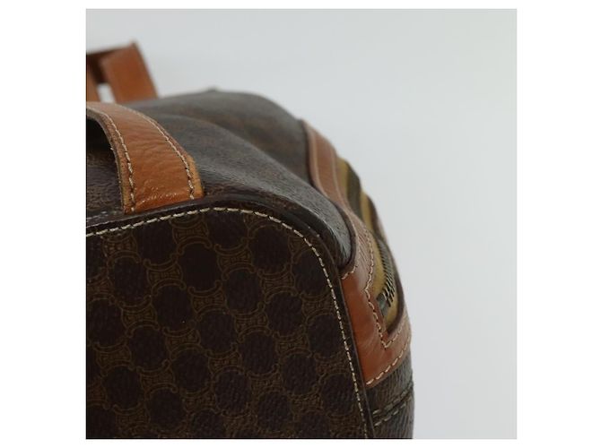 Céline Zaino CELINE in pelle PVC marrone oro Auth 138816 D'oro - vista 9