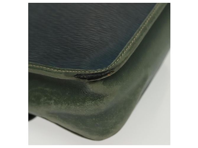 LOEWE Velazquez Borsa a Spalla in Pelle Verde Oro Auth bs28944 D'oro - vista 16