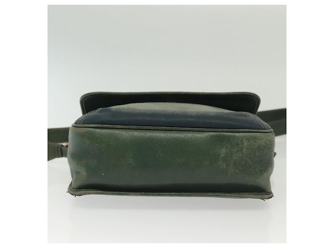 LOEWE Velazquez Borsa a Spalla in Pelle Verde Oro Auth bs28944 D'oro - vista 5