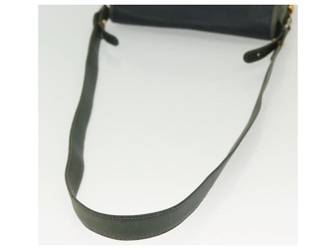 LOEWE Velazquez Borsa a Spalla in Pelle Verde Oro Auth bs28944 D'oro - vista 7