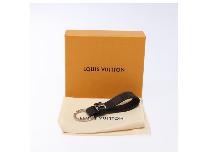 LOUIS VUITTON Portachiavi Dragonne Damier Graphite M62706 Auth LV sw1392M Damier ebene - vista 11
