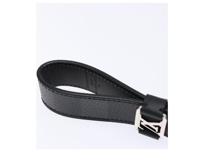 LOUIS VUITTON Portachiavi Dragonne Damier Graphite M62706 Auth LV sw1392M Damier ebene - vista 7
