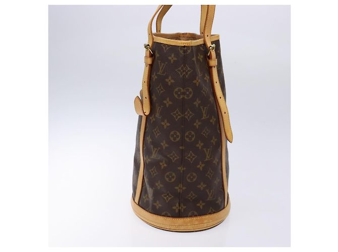LOUIS VUITTON Borsa a Spalla Monogram Bucket GM M42236 LV Auth 138364 Monogramma - vista 3