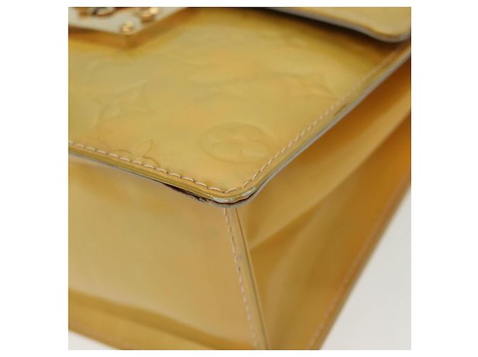 LOUIS VUITTON Borsa a mano Spring Street Monogram Vernis Grigio M91029 LV Auth 140066 - vista 15