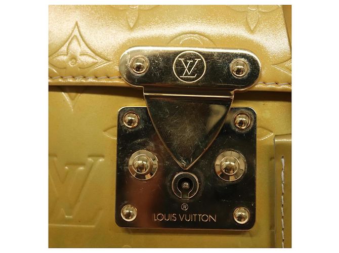 LOUIS VUITTON Borsa a mano Spring Street Monogram Vernis Grigio M91029 LV Auth 140066 - vista 18