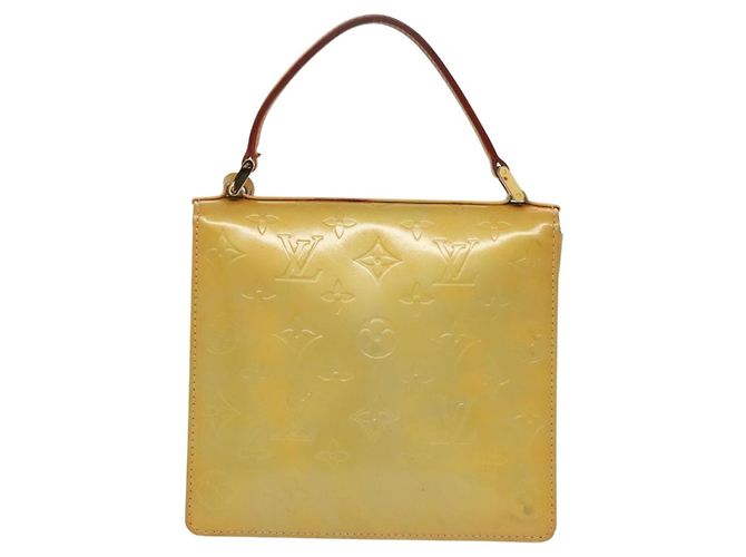LOUIS VUITTON Borsa a mano Spring Street Monogram Vernis Grigio M91029 LV Auth 140066 - vista 2