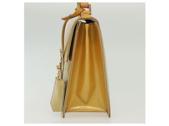 LOUIS VUITTON Borsa a mano Spring Street Monogram Vernis Grigio M91029 LV Auth 140066 - vista 3