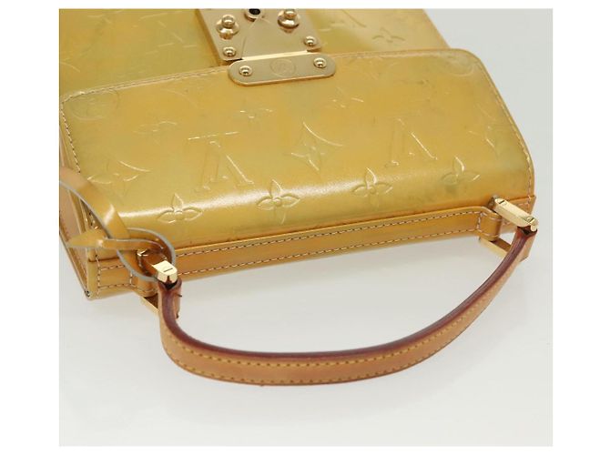 LOUIS VUITTON Borsa a mano Spring Street Monogram Vernis Grigio M91029 LV Auth 140066 - vista 6