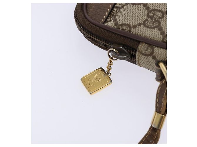 Gucci Borsa a Spalla GG Supreme PVC Beige Oro 007 115 6428 4002 Auth th6267 D'oro - vista 15