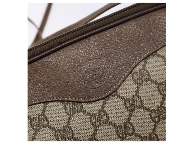 Gucci Borsa a Spalla GG Supreme PVC Beige Oro 007 115 6428 4002 Auth th6267 D'oro - vista 16