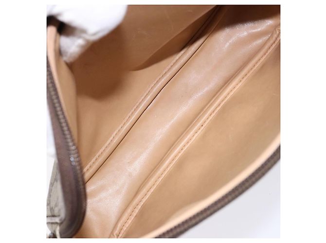 Gucci Borsa a Spalla GG Supreme PVC Beige Oro 007 115 6428 4002 Auth th6267 D'oro - vista 18