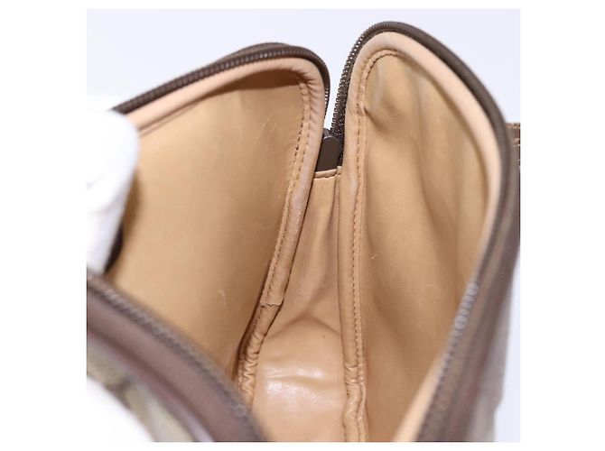 Gucci Borsa a Spalla GG Supreme PVC Beige Oro 007 115 6428 4002 Auth th6267 D'oro - vista 19