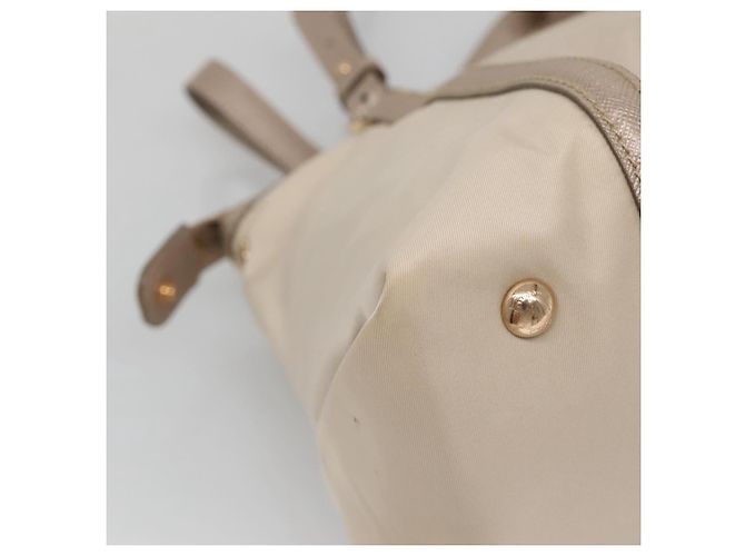 Vala Handtasche aus Nylon in Beige und Gold Auth BA5017 von Salvatore Ferragamo Golden - Ansicht 16