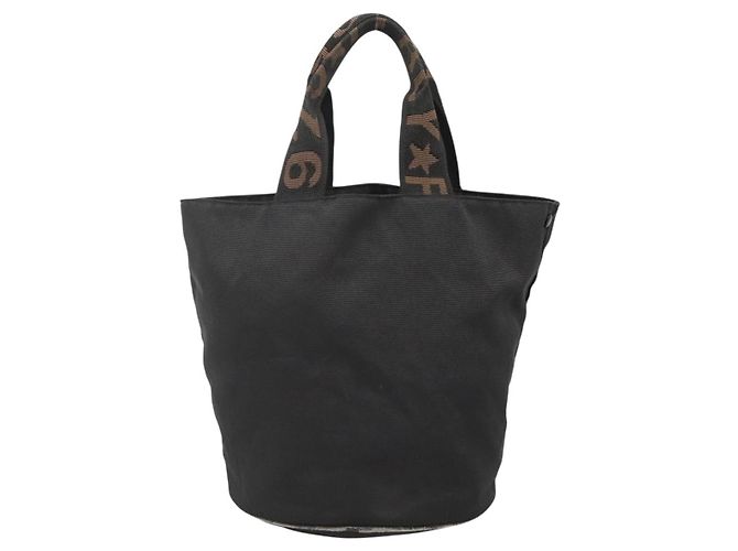 Borsa FENDI Nera Marrone oro Auth bs28903 Nero D'oro - vista 2