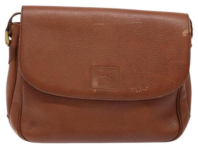 Autre Marque Borsa a Spalla Burberrys in Pelle Oro Marrone Auth ep10267 D'oro - vista 13