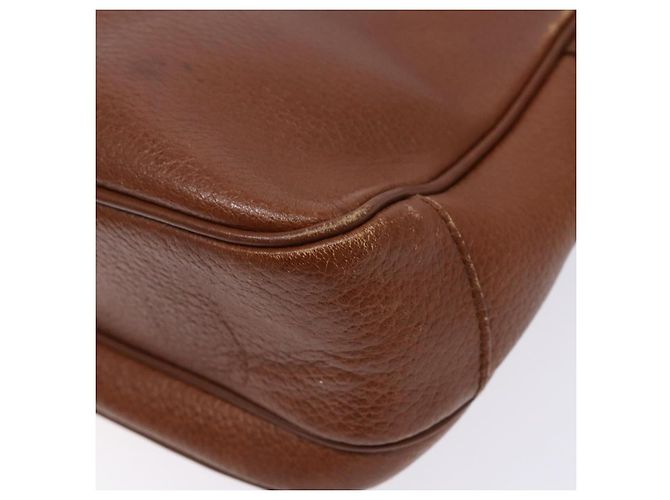 Autre Marque Borsa a Spalla Burberrys in Pelle Oro Marrone Auth ep10267 D'oro - vista 16