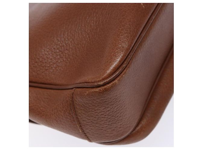 Autre Marque Borsa a Spalla Burberrys in Pelle Oro Marrone Auth ep10267 D'oro - vista 17