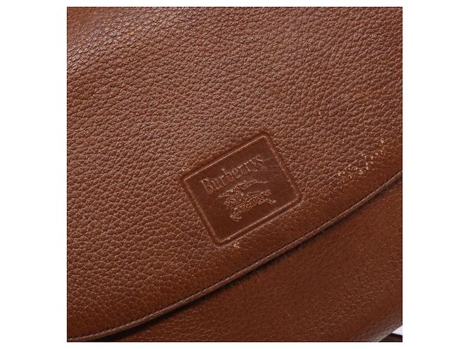 Autre Marque Borsa a Spalla Burberrys in Pelle Oro Marrone Auth ep10267 D'oro - vista 18