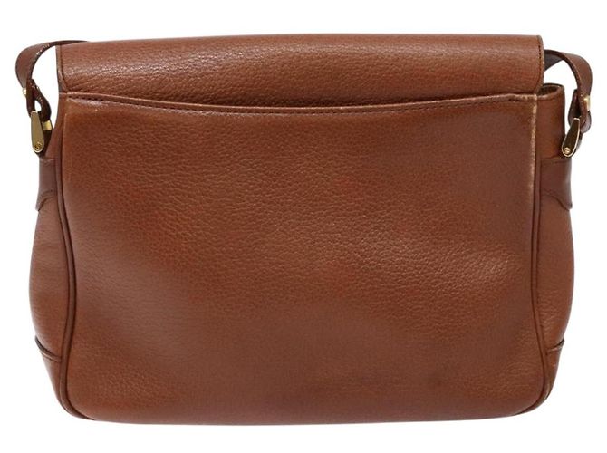 Autre Marque Borsa a Spalla Burberrys in Pelle Oro Marrone Auth ep10267 D'oro - vista 2