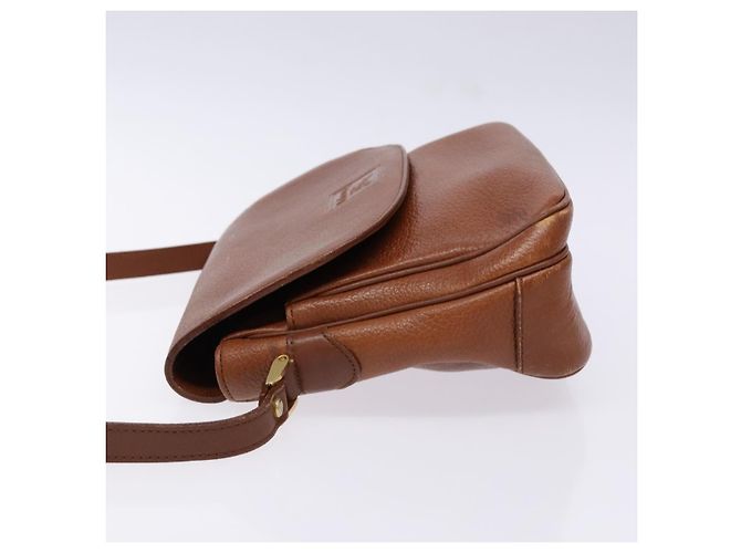 Autre Marque Borsa a Spalla Burberrys in Pelle Oro Marrone Auth ep10267 D'oro - vista 4