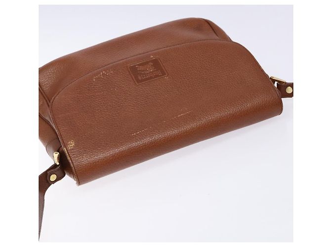 Autre Marque Borsa a Spalla Burberrys in Pelle Oro Marrone Auth ep10267 D'oro - vista 6