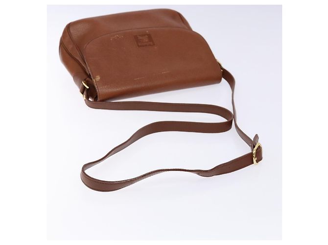 Autre Marque Borsa a Spalla Burberrys in Pelle Oro Marrone Auth ep10267 D'oro - vista 7
