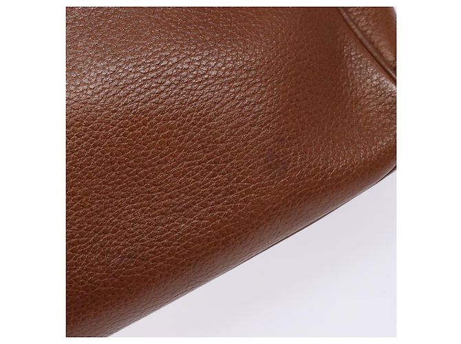Autre Marque Borsa a Spalla Burberrys in Pelle Oro Marrone Auth ep10267 D'oro - vista 9