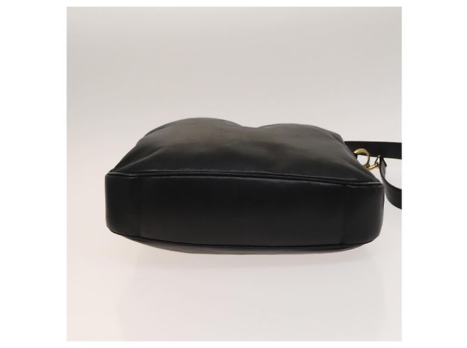Borsa a spalla Gucci Bamboo in pelle 2 in 1 Nero Oro 001 1577 Auth 138325 - vista 11