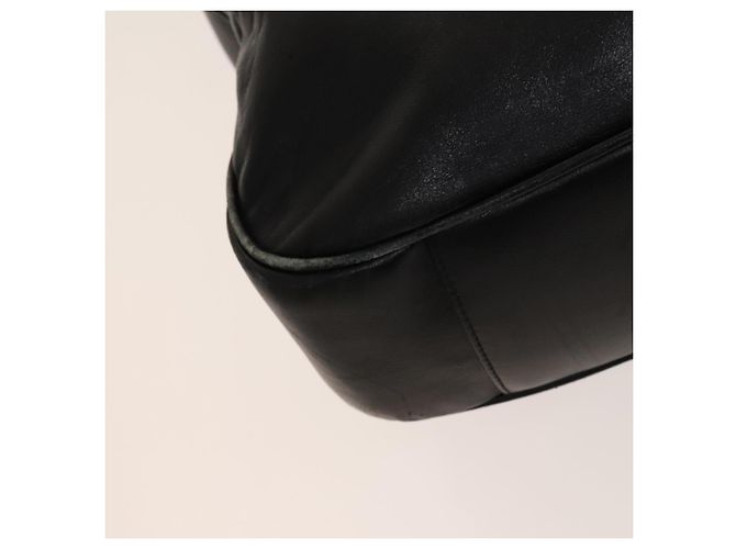 Borsa a spalla Gucci Bamboo in pelle 2 in 1 Nero Oro 001 1577 Auth 138325 - vista 13